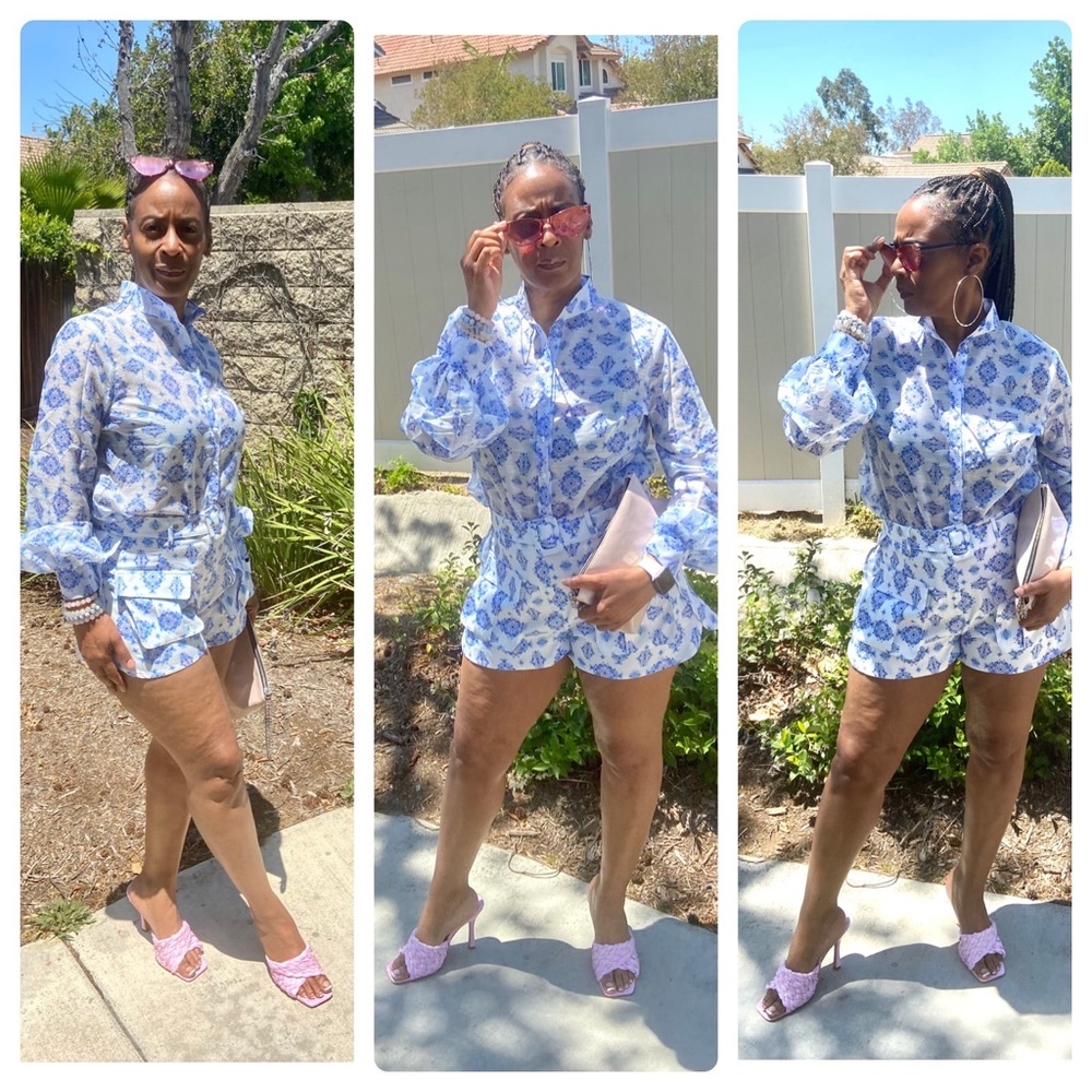 Long Sleeved short set 🦋